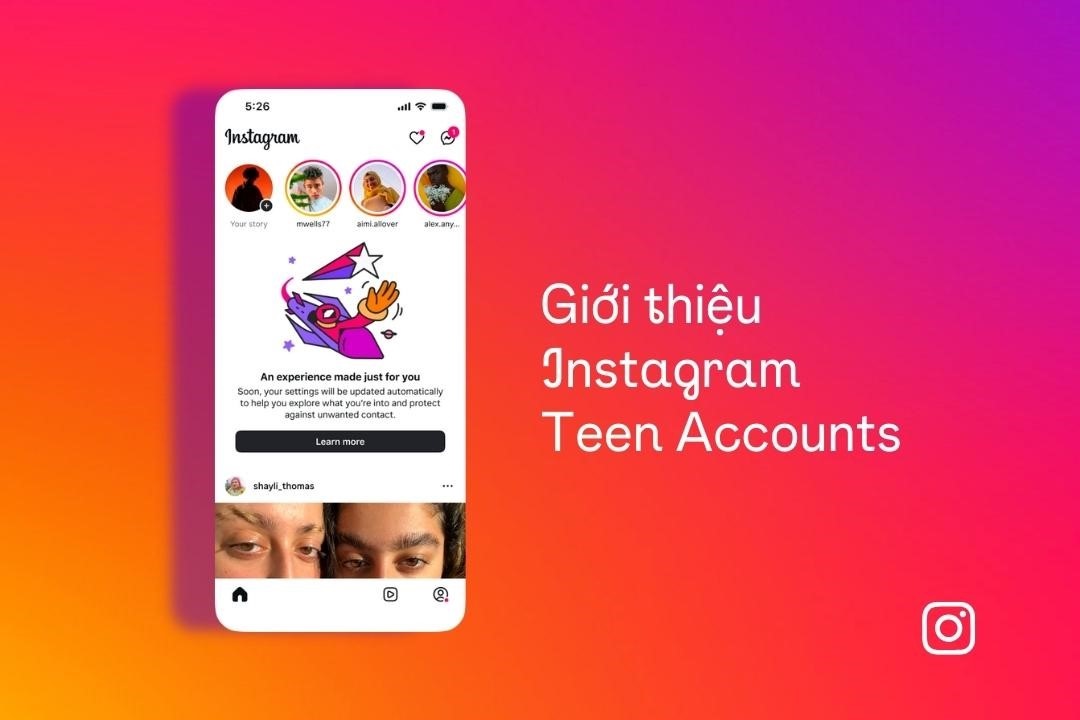 Instagram Teen Accounts launched in Vietnam, integrating protection measures to help parents feel secure. Photo: Meta