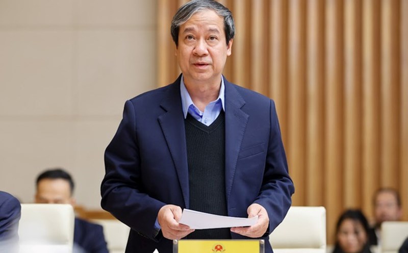 Minister Nguyen Kim Son emphasized the implementation of the Semiconductor Industry Human Resources Training Program. Photo: VGP/Nhat Bac