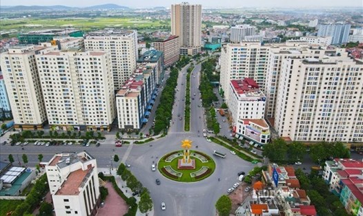 Một góc thành phố Bắc Ninh, tỉnh Bắc Ninh. Ảnh: Vân Trường