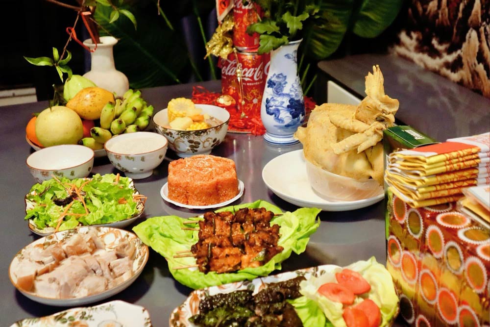 Notes when worshiping on the 15th day of the first lunar month to receive luck all year round