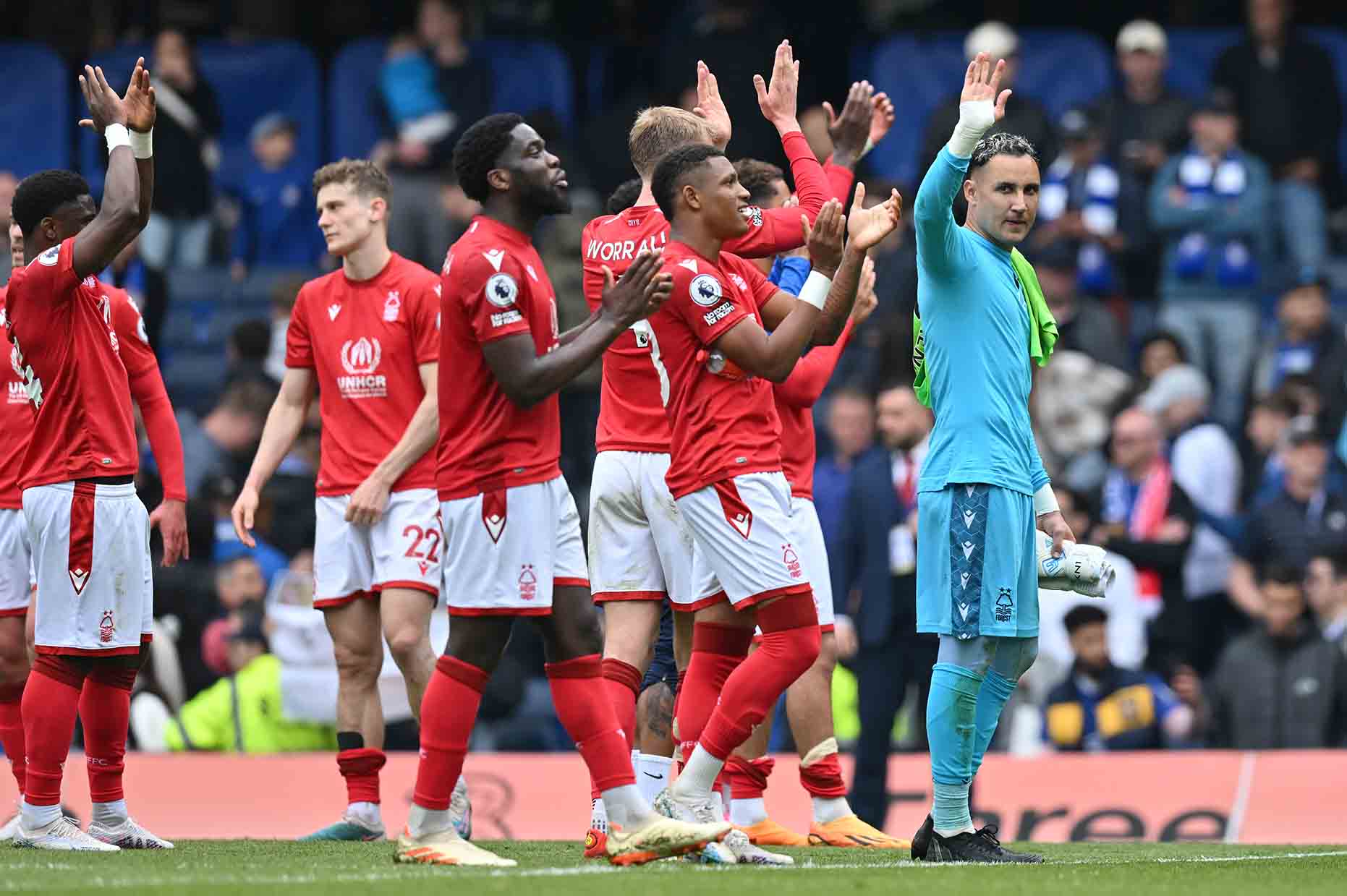 Nottingham Forest have a great chance to finish in the Premier League Top 4. Photo: AFP