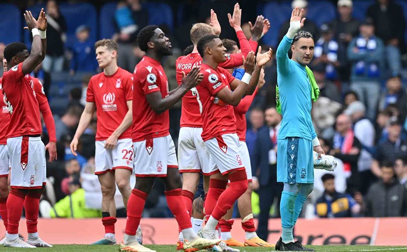 Nottingham Forest have a great chance to finish in the Premier League Top 4. Photo: AFP