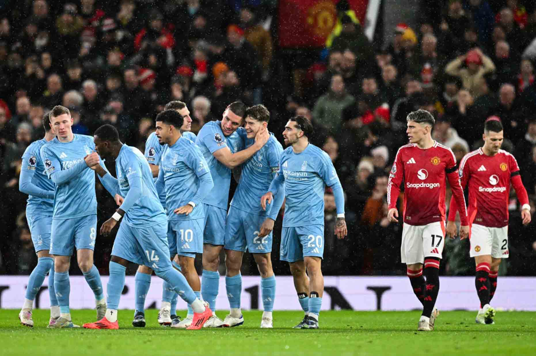 Nottingham Forest co the de dang danh bai nhung the luc cu nhu Man United hay Tottenham. Anh: AFP