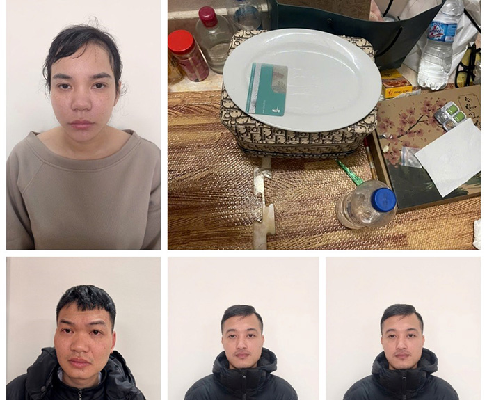 Phòng Cảnh sát điều tra tội phạm về ma túy Công an Hải Phòng triệt xóa ổ nhóm tổ chức sử dụng trái phép chất ma túy trên địa bàn. Ảnh: Công an Hải Phòng

