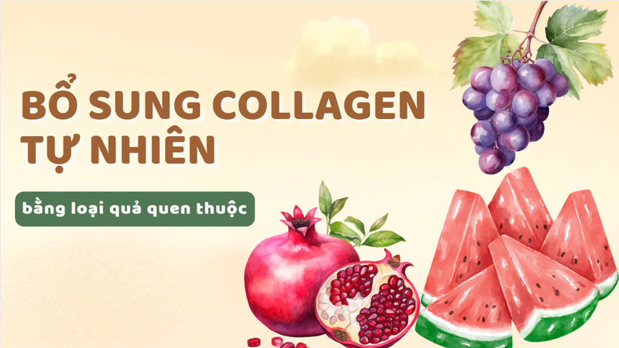 Supplement natural collagen with familiar fruits
