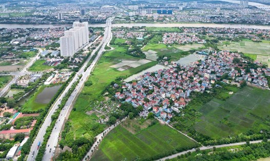 Một góc của huyện Đông Anh (Hà Nội). Ảnh: Hữu Chánh