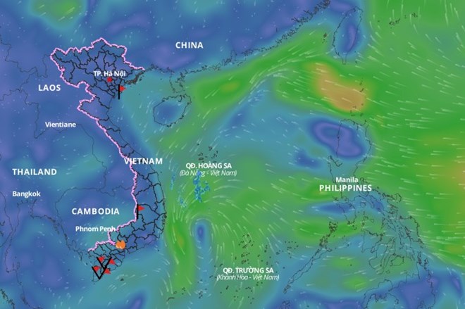 Xuất hiện áp thấp nhiệt đới đầu tiên trên Biển Đông năm 2025