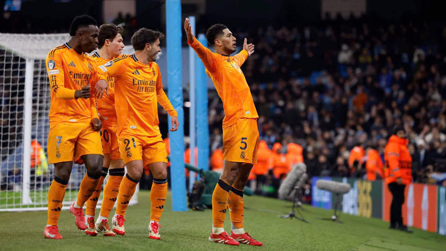 Real Madrid had an emotional 3-2 victory over Man City. Photo: RMC