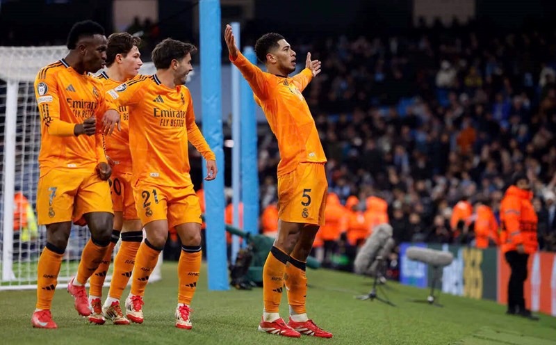 Real Madrid had an emotional 3-2 victory over Man City. Photo: RMC