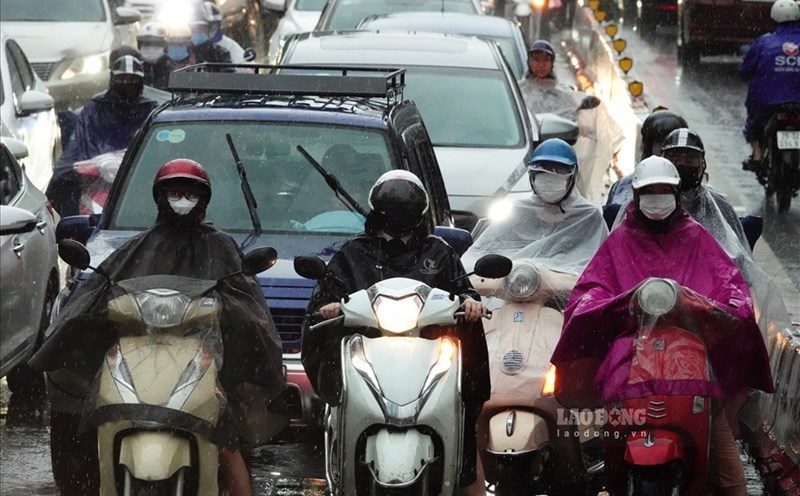 Rain is forecast for the area as cold air strengthens