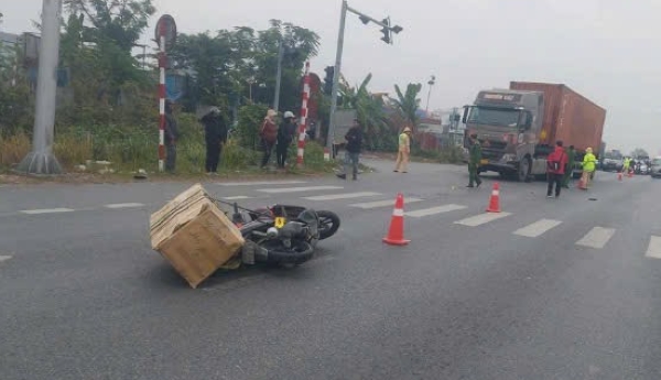Accident scene. Photo: Hai Phong Traffic Safety Committee