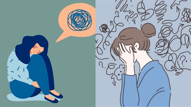 Some people with depression tend to crave food, especially foods containing carbohydrates. Graphics: Lam Anh