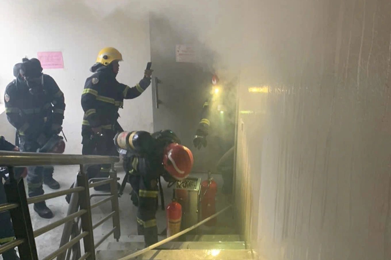 The area where the fire occurred. Photo: Provided by the police