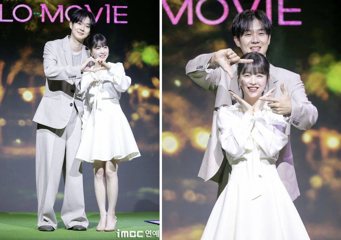 Choi Woo Sik va Park Bo Young tai hop bao. Anh: Naver