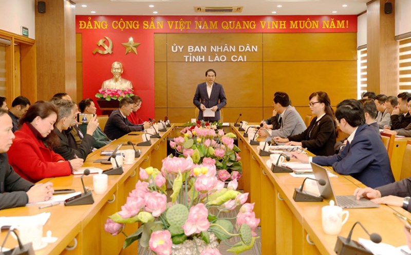 Lao Cai established two Party Committees under the Provincial Party Committee after ending the operations of many Party agencies. Photo: Lao Cai Portal