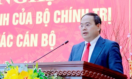 Ông Quản Minh Cường giữ chức Trưởng Đoàn đại biểu Quốc hội tỉnh Cao Bằng. Ảnh: caobang.gov.vn