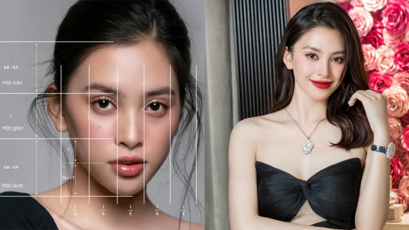 Miss Tieu Vy has a delicate, harmonious face. Photo: FBNV