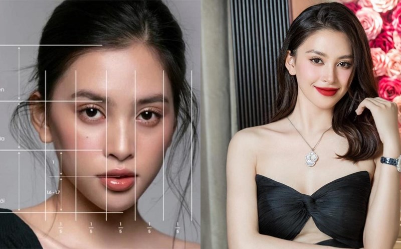 Miss Tieu Vy has a delicate, harmonious face. Photo: FBNV