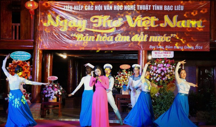 Ngay tho Viet Nam duoc Bac Lieu to chuc hang nam.Anh: Nhat Ho