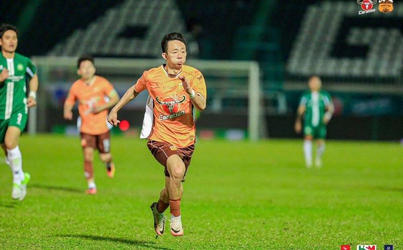 Midfielder Chau Ngoc Quang of Hoang Anh Gia Lai was banned from playing in round 13 of V.League 2024-2025. Photo: HAGL Club
