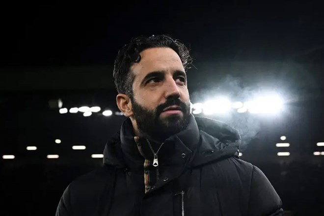 Ruben Amorim has stuck to his principles since taking charge of Man United. Photo: AFP