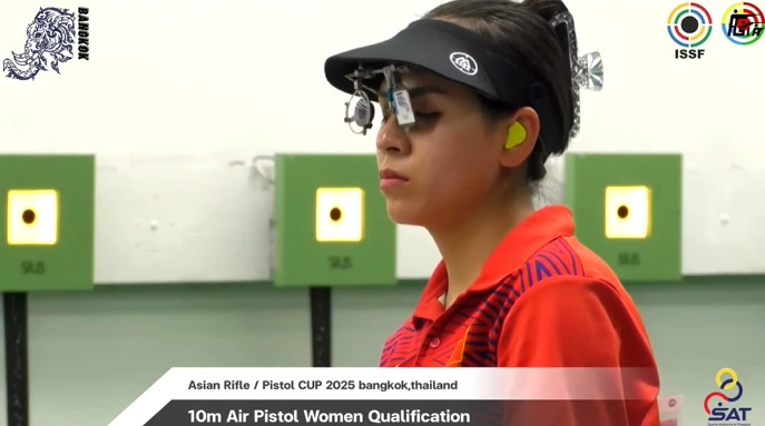 Thu Vinh ranked first in the qualifying round, has a chance to win more medals. Photo: ASC