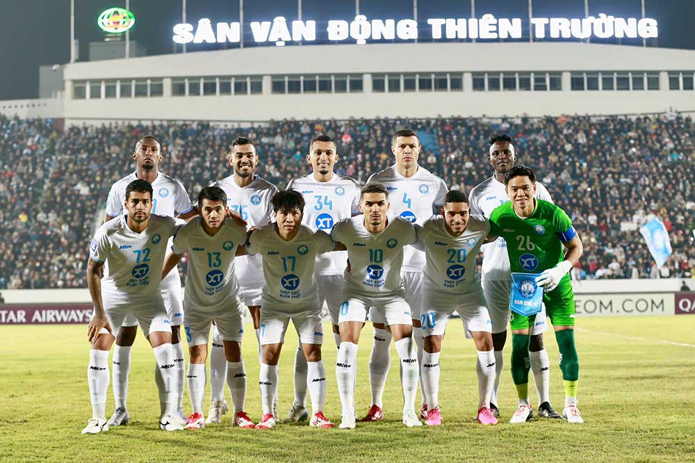 Toi 12.2, tren san van dong Thien Truong, cau lac bo Nam Dinh co tran gap Sanfrecce Hiroshima trong khuon kho tran luot di vong 1/8 AFC Champions League Two 2024-2025.