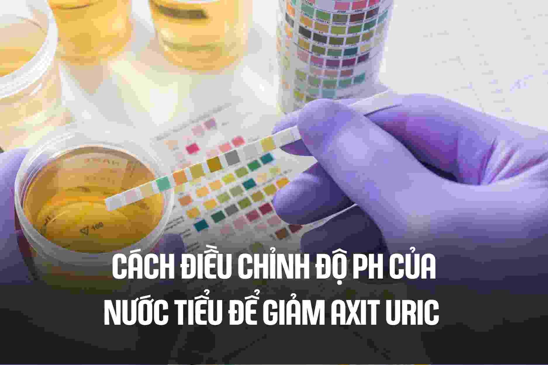 How to adjust urine pH to reduce uric acid