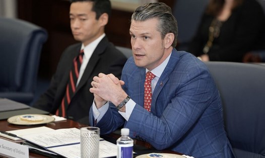 Bộ trưởng Quốc phòng Mỹ Pete Hegseth. Ảnh: AFP