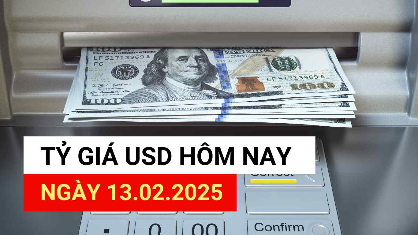 USD exchange rate today 13.2.2025.