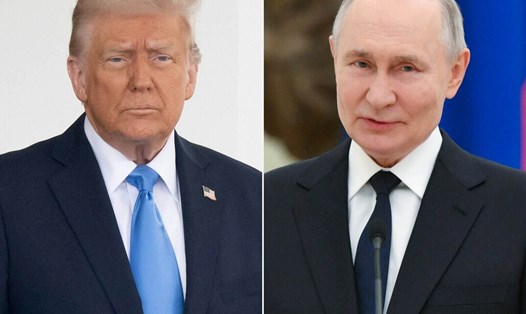 Ông Trump đã tuyên bố về địa điểm gặp mặt trong tương lai với ông Putin. Ảnh: AFP