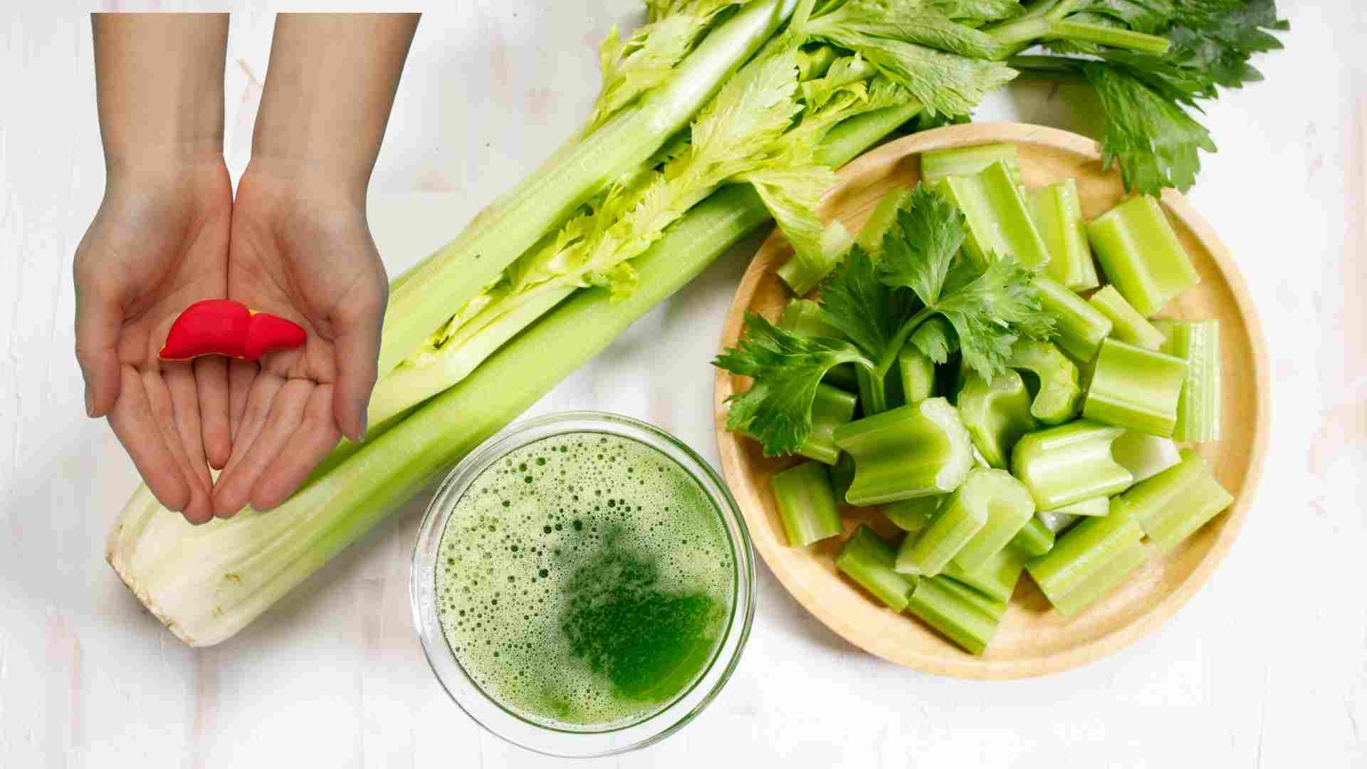 Celery is good for the liver. Graphics: Ha May