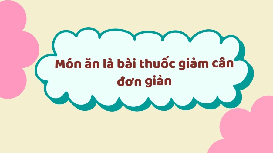 Food is a simple weight loss remedy