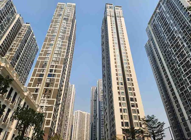 In the fourth quarter of 2024, the primary selling price of apartments in Hanoi reached VND75 million/m2, up 9% quarter-on-quarter and 29% year-on-year. Photo: Cao Nguyen