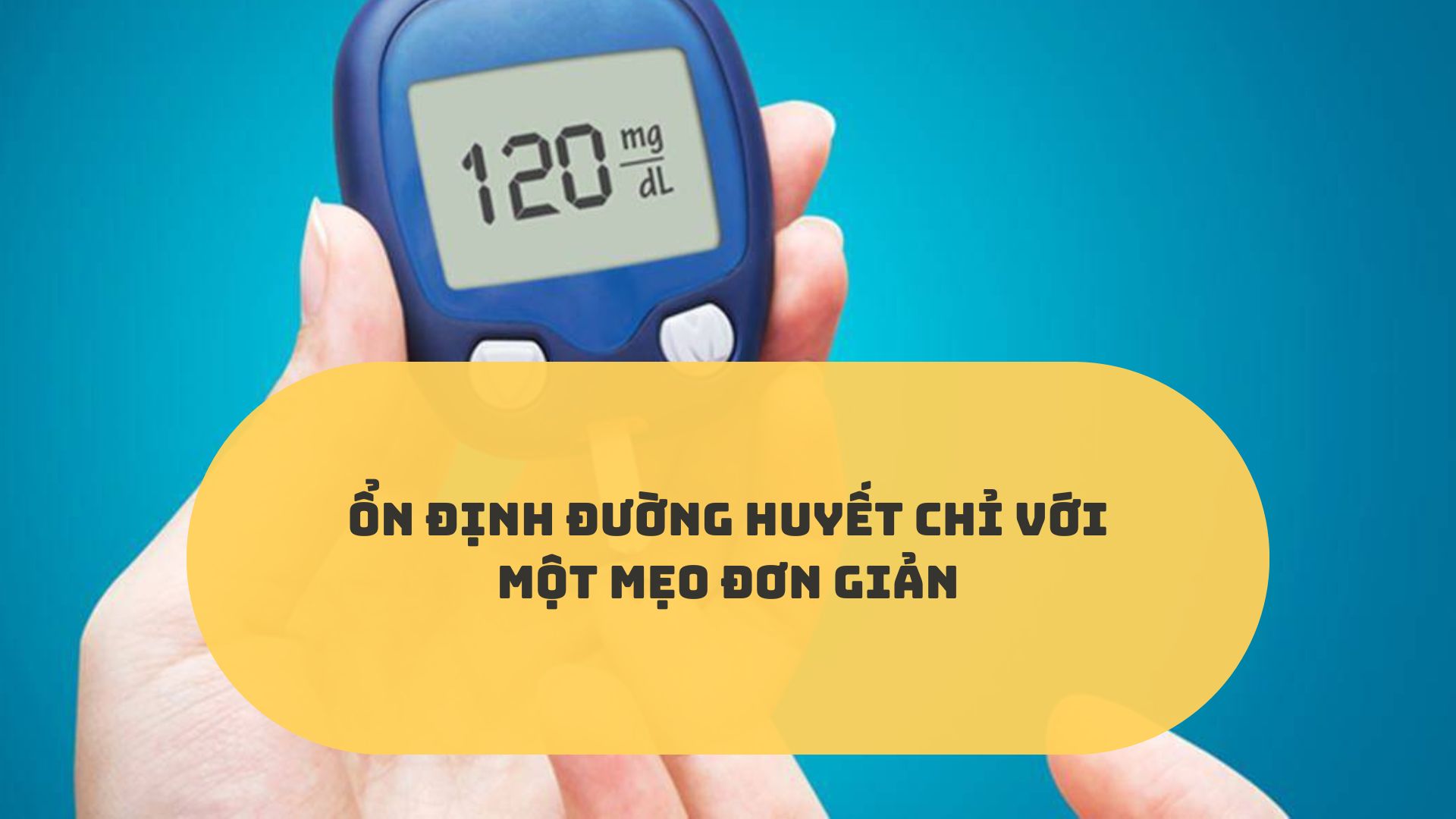 Tips to stabilize blood sugar with just one simple tip.