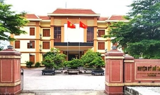 Trụ sở Huyện ủy Bố Trạch. Ảnh: H. Phong