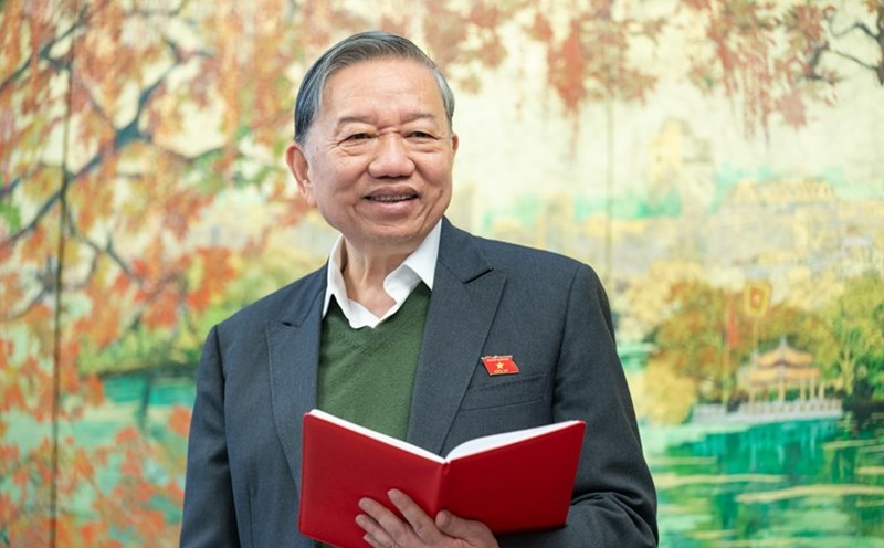 General Secretary To Lam speaks at the group discussion session, the 9th extraordinary session, the 15th National Assembly. Photo Quochoi.vn