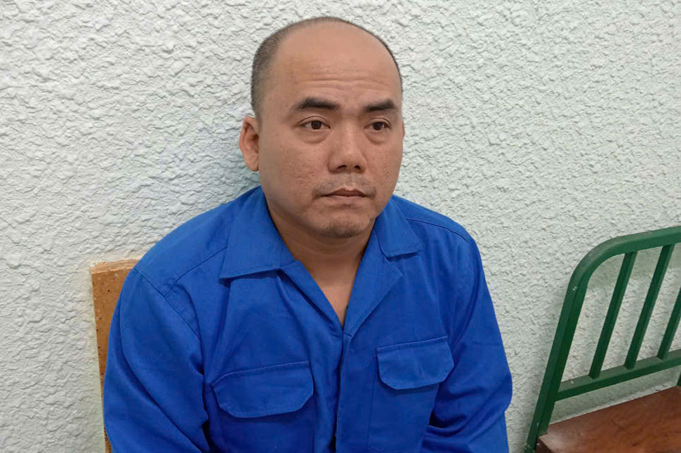 Tài xế Phạm Quốc Huy - người điều khiển xe khách bị lật trên Quốc lộ 1 qua Phú Yên, khiến 3 người chết và nhiều người bị thương. Ảnh: Công an cung cấp