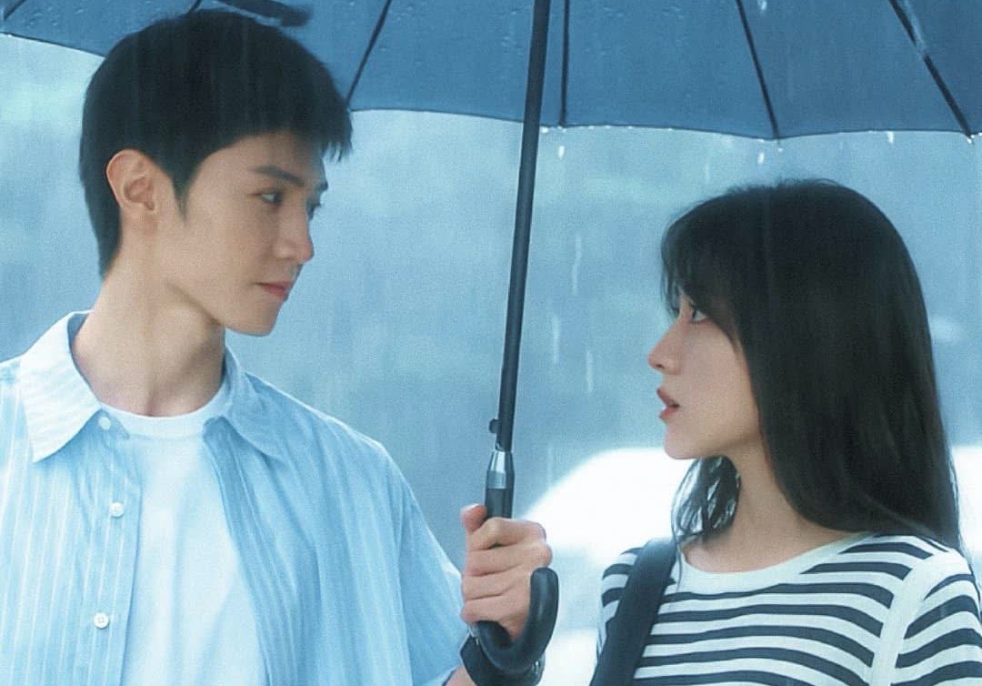 Liang Jie and Chen Zheyuan in a scene from the movie “The White Olive Tree”. Photo: Producer