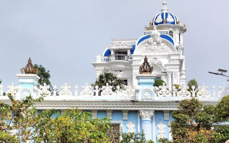 The owner of the "most beautiful villa in Ca Mau" has not paid taxes. Photo: Nhat Ho