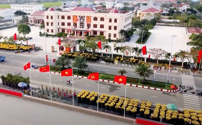 A corner of Dong Hoa town, Phu Yen province. Photo: Donghoa.phuyen.gov.vn