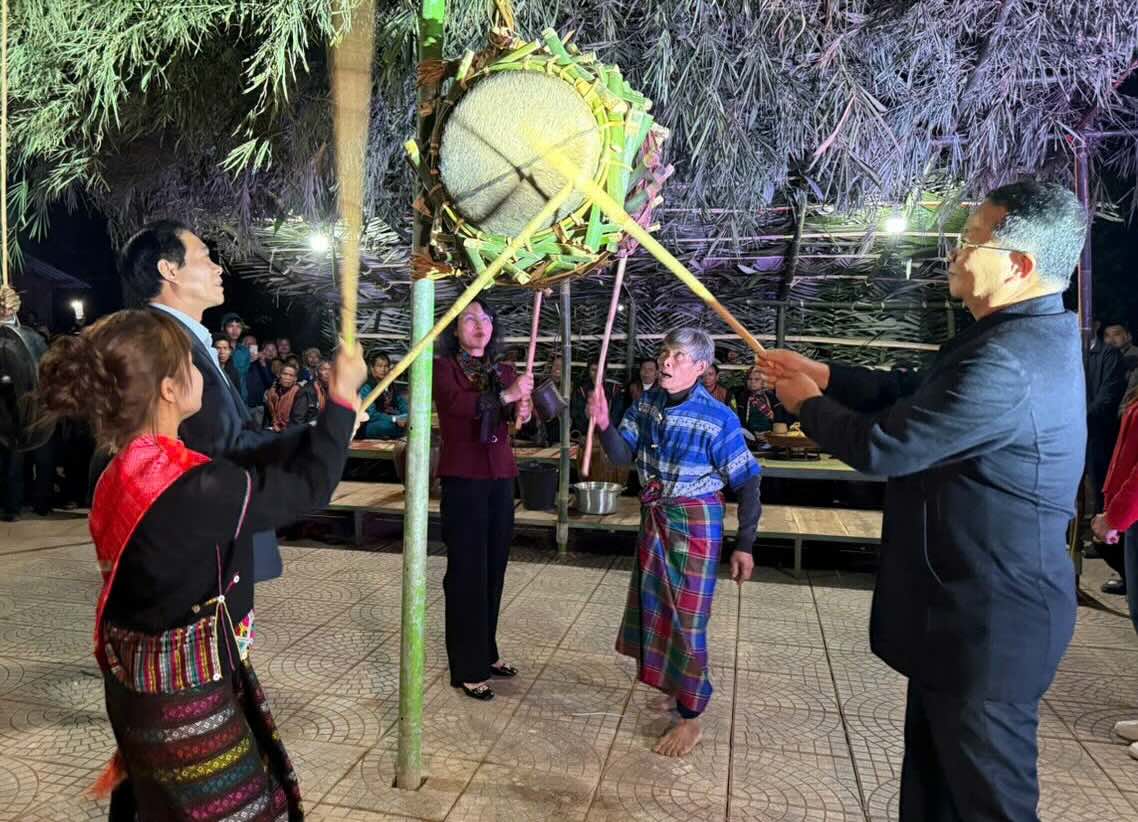 Ma Coong drum festival. Photo: H. Nam