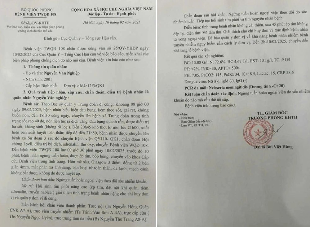 Report of 108 Central Military Hospital (Ministry of National Defense) on the implementation of measures to prevent scoliosis. Photo: 108 Central Military Hospital