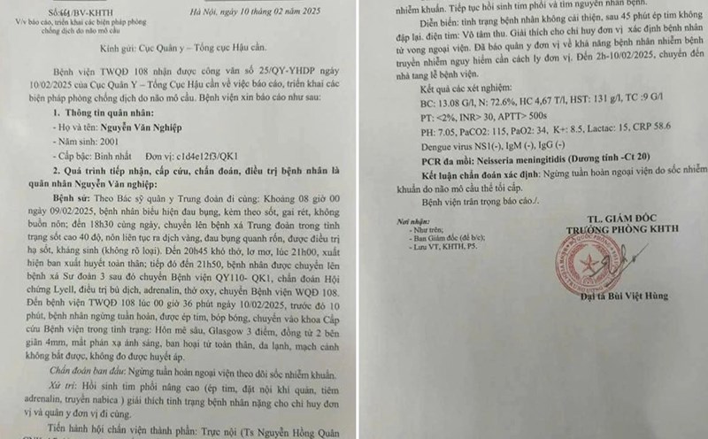 Report of 108 Central Military Hospital (Ministry of National Defense) on the implementation of measures to prevent scoliosis. Photo: 108 Central Military Hospital