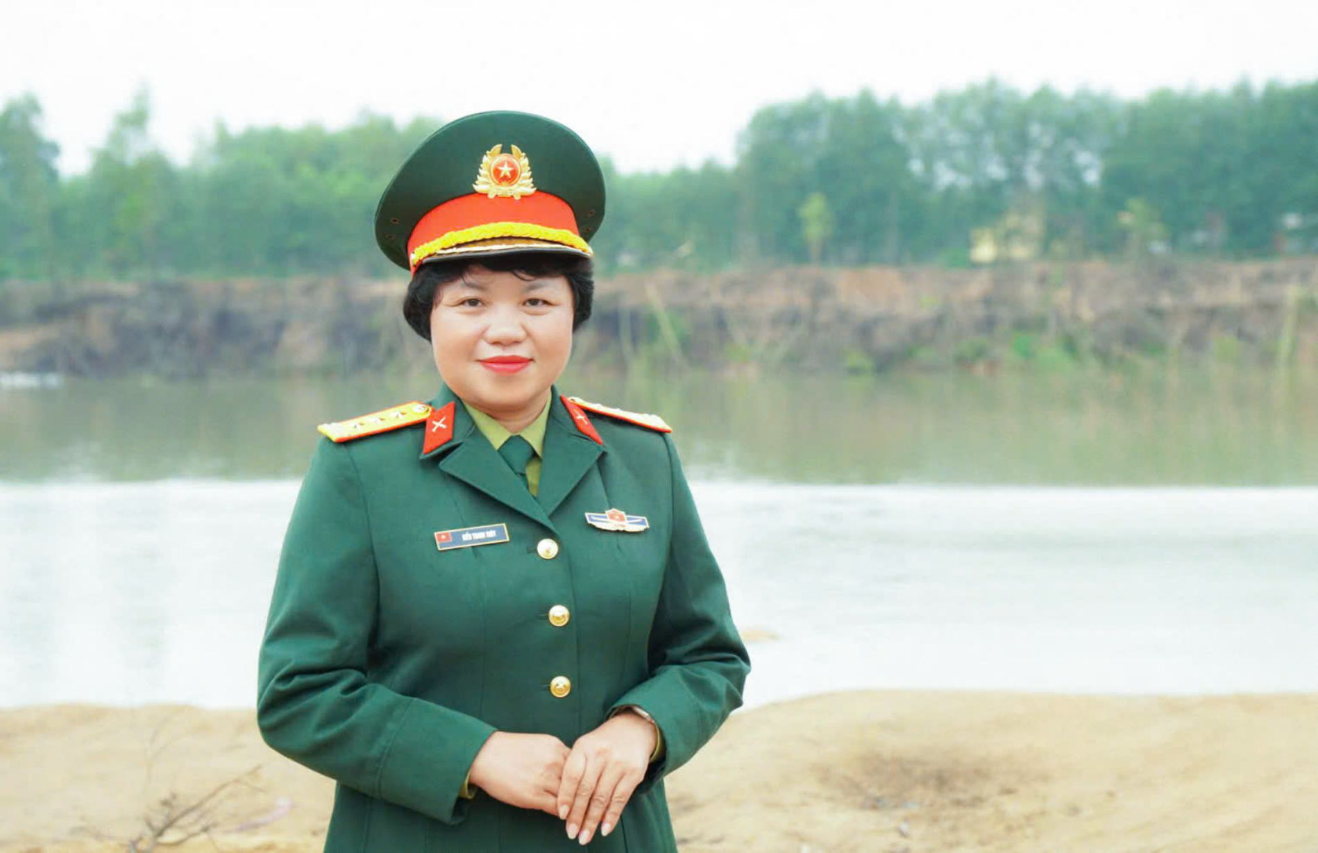 Lieutenant Colonel Kieu Thanh Thuy. Photo: Provided by the People's Army