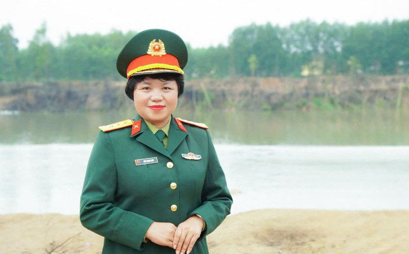 Lieutenant Colonel Kieu Thanh Thuy. Photo: Provided by the People's Army