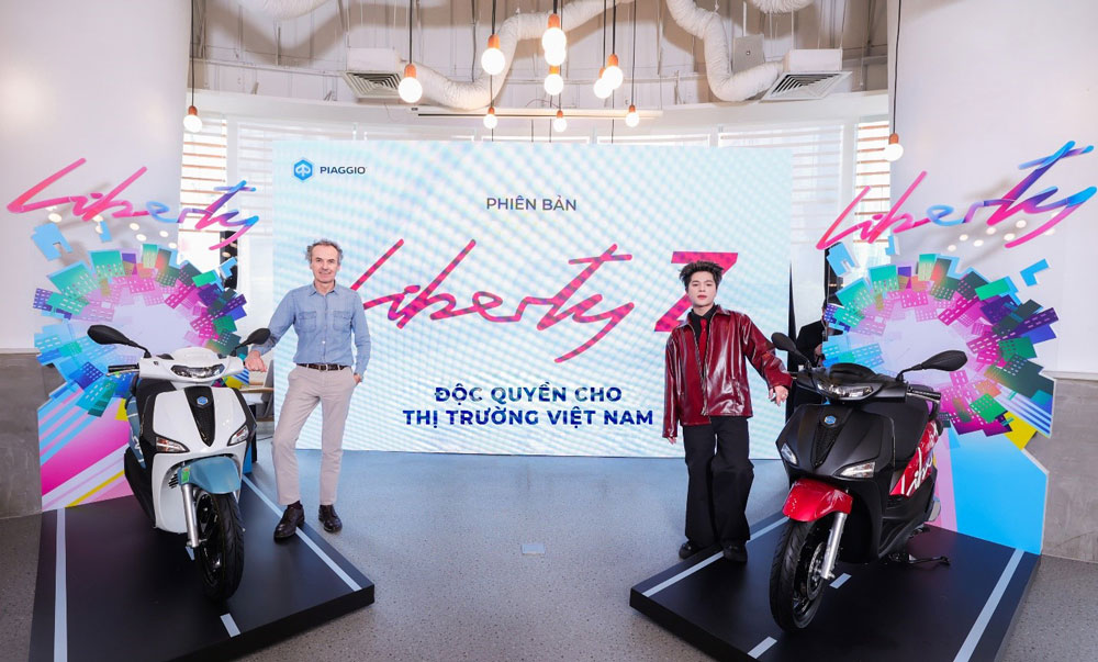 exclusive Piaggio Liberty Z version for the Vietnamese market. Photo: Provided by the enterprise