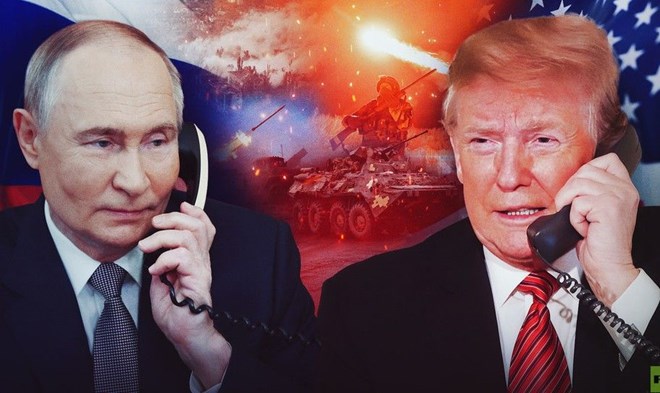US President Donald Trump and Russian President Vladimir Putin agreed to immediately resolve the Ukrainian conflict. Photo: RT