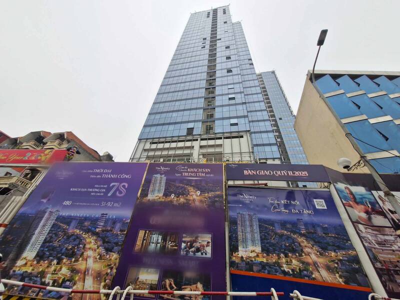 The Ninety Complex project (No. 90 Lang Street, Dong Da District, Hanoi). Photo: Thu Giang