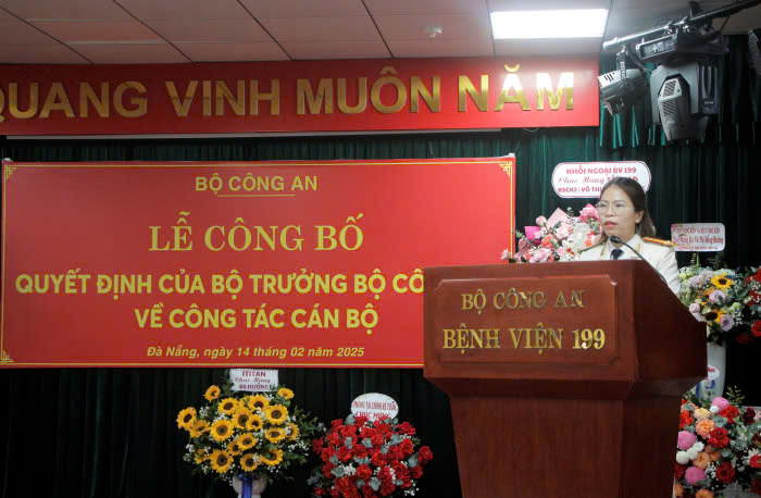 New Deputy Director of Hospital 199 Vo Thi Hong Huong. Photo: Song Han